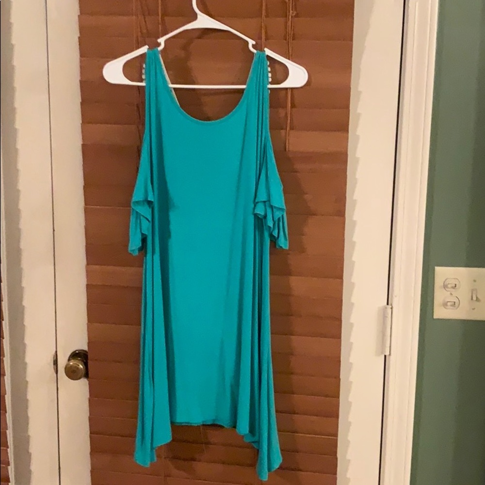 Turquoise blouse